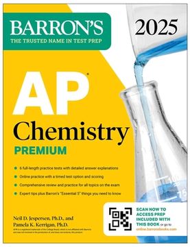 portada AP Chemistry Premium 2025: 6 Practice Tests + Comprehensive Review + Online Practice (en Inglés)