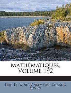 portada Mathématiques, Volume 192 (en Francés)