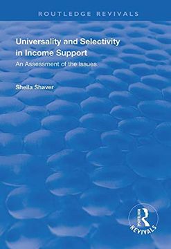 portada Universality and Selectivity in Income Support: An Assessment of the Issues (in English)