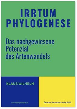 portada Irrtum Phylogenese (en Alemán)