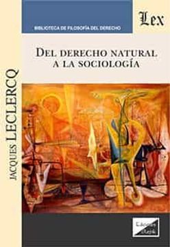 portada Del Derecho Natural a la Sociologia