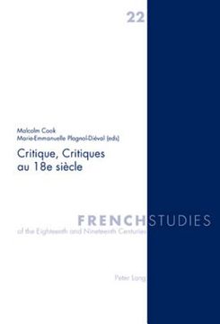 portada Critique, Critiques Au 18e Siècle (en Francés)
