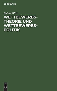 portada Wettbewerbstheorie und Wettbewerbspolitik (in German)