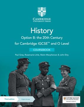 portada Cambridge Igcse™ and o Level History Option b: The 20Th Century Coursebook With Digital Access (2 Years) (Cambridge Introduction to World History) 