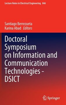 portada Doctoral Symposium on Information and Communication Technologies - Dsict (en Inglés)