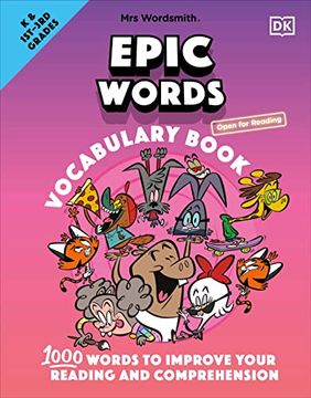 portada Mrs Wordsmith Epic Words Vocabulary Book, Kindergarten & Grades 1-3: 1,000 Words to Improve Your Reading and Comprehension (en Inglés)