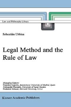 portada legal method and the rule of law (en Inglés)
