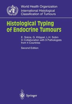 portada histological typing of endocrine tumours (en Inglés)