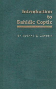 portada Introduction to Sahidic Coptic (in English)