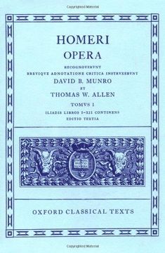 portada Homeri: Opera Volume I: Iliad, Books I-XII