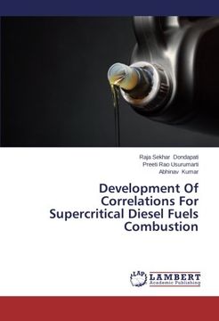 portada Development of Correlations for Supercritical Diesel Fuels Combustion (en Inglés)
