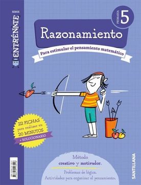 portada Cuaderno Razonamiento Serie Entrenate 5 Primaria (in Spanish)