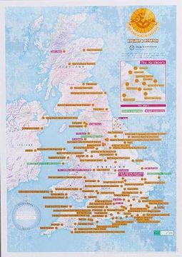 portada Marathons of the uk and Ireland Collect & Scratch Print (Collect & Scratch Prints) (en Inglés)