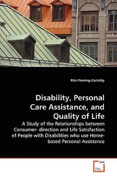 portada disability, personal care assistance, and quality of life (en Inglés)