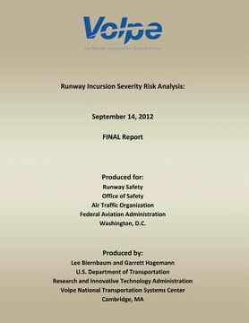 portada Runway Incursion Severity Risk Analysis (en Inglés)