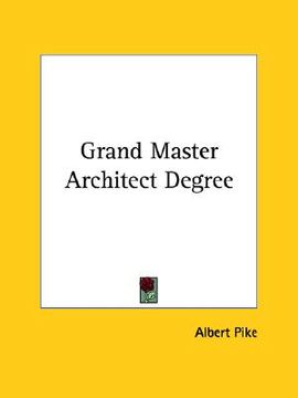 portada grand master architect degree