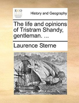 portada the life and opinions of tristram shandy, gentleman. ... (en Inglés)