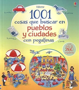 portada 1001 Cosas que Buscar en Pueblos y Ciudades con Pegatinas