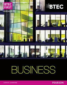 portada btec firsts in business. student book (in English)