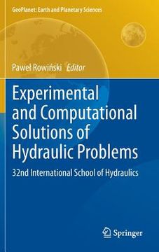 portada Experimental and Computational Solutions of Hydraulic Problems: 32nd International School of Hydraulics