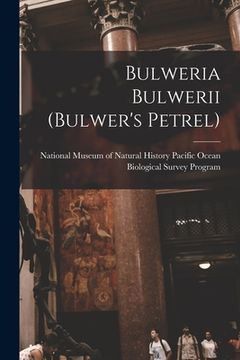 portada Bulweria Bulwerii (Bulwer's Petrel) (en Inglés)