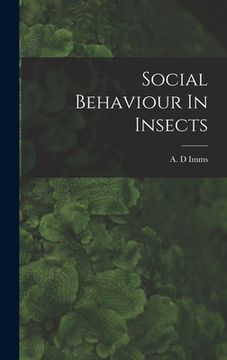 portada Social Behaviour In Insects (en Inglés)