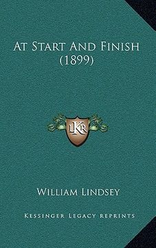portada at start and finish (1899) (in English)