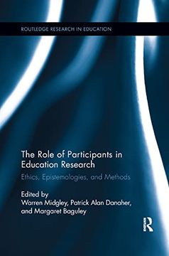 portada The Role of Participants in Education Research (en Inglés)