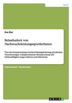 portada Belastbarkeit von NachwuchsleistungssportlerInnen (German Edition)