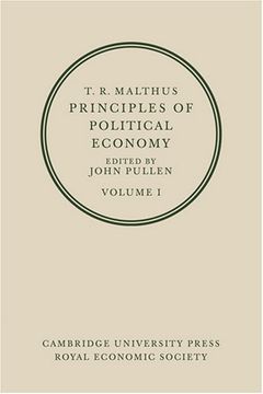 portada T. R. Malthus: Principles of Political Economy: Volume 1 (en Inglés)