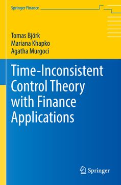 portada Time-Inconsistent Control Theory With Finance Applications (en Inglés)