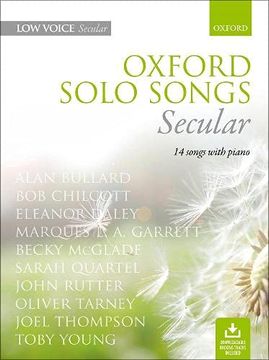 portada Oxford Solo Songs: Secular: 14 Songs With Piano (en Inglés)
