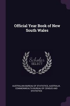 portada Official Year Book of New South Wales (en Inglés)