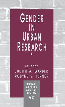portada gender in urban research (in English)