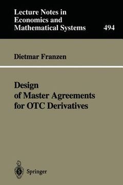 portada design of master agreements for otc derivatives (en Inglés)