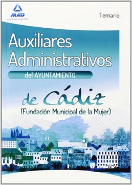 portada Auxiliar Administrativo del Ayuntamiento de Cádiz. Temario