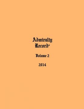portada Admiralty Record® Volume 2 (2014)
