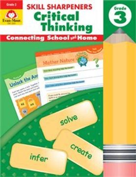 portada Skill Sharpeners Critical Thinking, Grade 3 (in English)