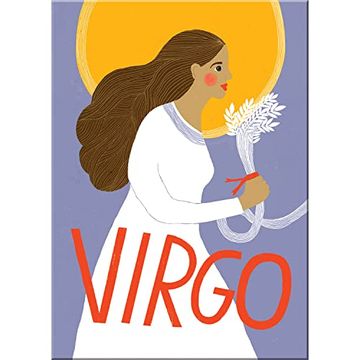 portada Lisa Congdon for em & Friends Virgo Zodiac Magnet (en Inglés)