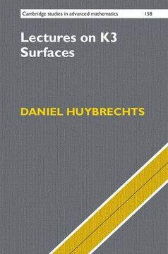portada Lectures on k3 Surfaces (Cambridge Studies in Advanced Mathematics) (en Inglés)