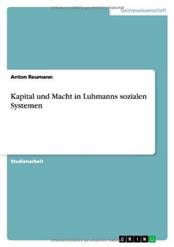 portada Kapital und Macht in Luhmanns sozialen Systemen (German Edition)