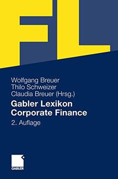 portada Gabler Lexikon Corporate Finance (en Alemán)