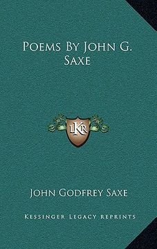 portada poems by john g. saxe (en Inglés)