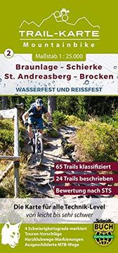 portada Mtb (Mountain-Bike) Trail-Karte Harz 2: Braunlage - Schierke - st. Andreasberg - Brocken 1: 25 000