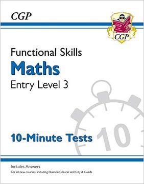 portada New Functional Skills Maths Entry Level 3 - 10 Minute Tests (For 2020 & Beyond) (en Inglés)