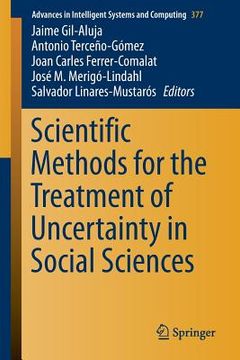 portada Scientific Methods for the Treatment of Uncertainty in Social Sciences (in English)