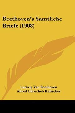 portada beethoven's samtliche briefe (1908) (en Inglés)