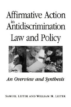 portada affirmative action in antidiscrimi: an overview and synthesis (en Inglés)