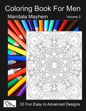portada Coloring Book For Men: Mandala Mayhem