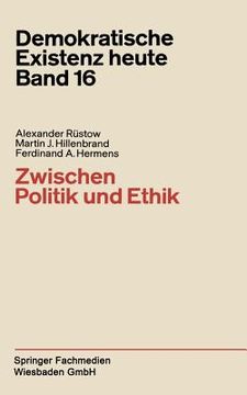portada Zwischen Politik Und Ethik (en Alemán)